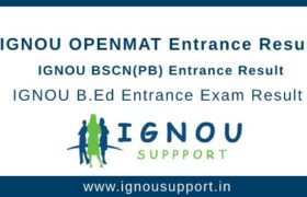 IGNOU OPenmat-bed result