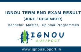 Ignou Term End Result