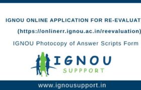 IGNOU Revaluation Application Form