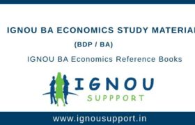 Ignou BA Economics Study Material