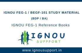 Ignou FEG-1 Study Material