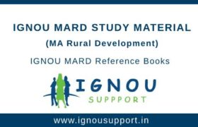 Ignou MARD Study Material