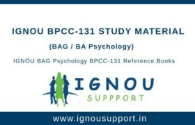 Ignou BPCC-131 Study Material