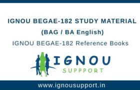 IGNOU BEGAE-182 Study Material
