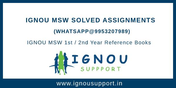 msw solved assignment free download