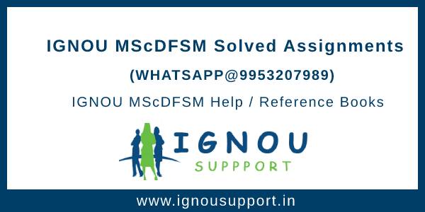 ignou mscdfsm dissertation sample pdf