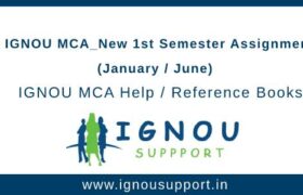 IGNOU MCA 1st Semester Assignment