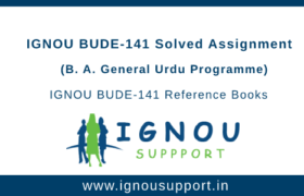 Ignou bude-141