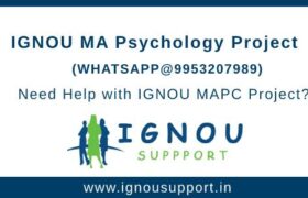 IGNOU MAPC Project